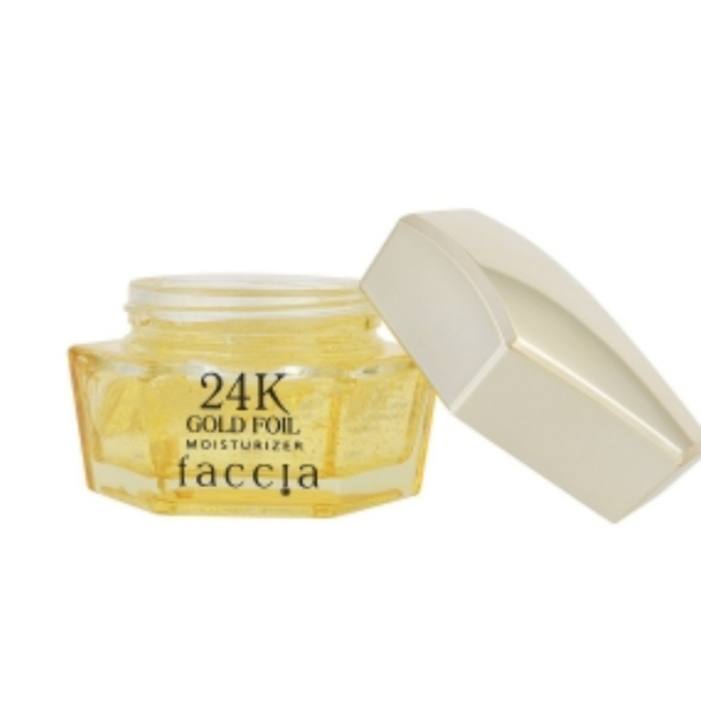 New! 24K GOLD FOIL MOISTURIZER by faccia!